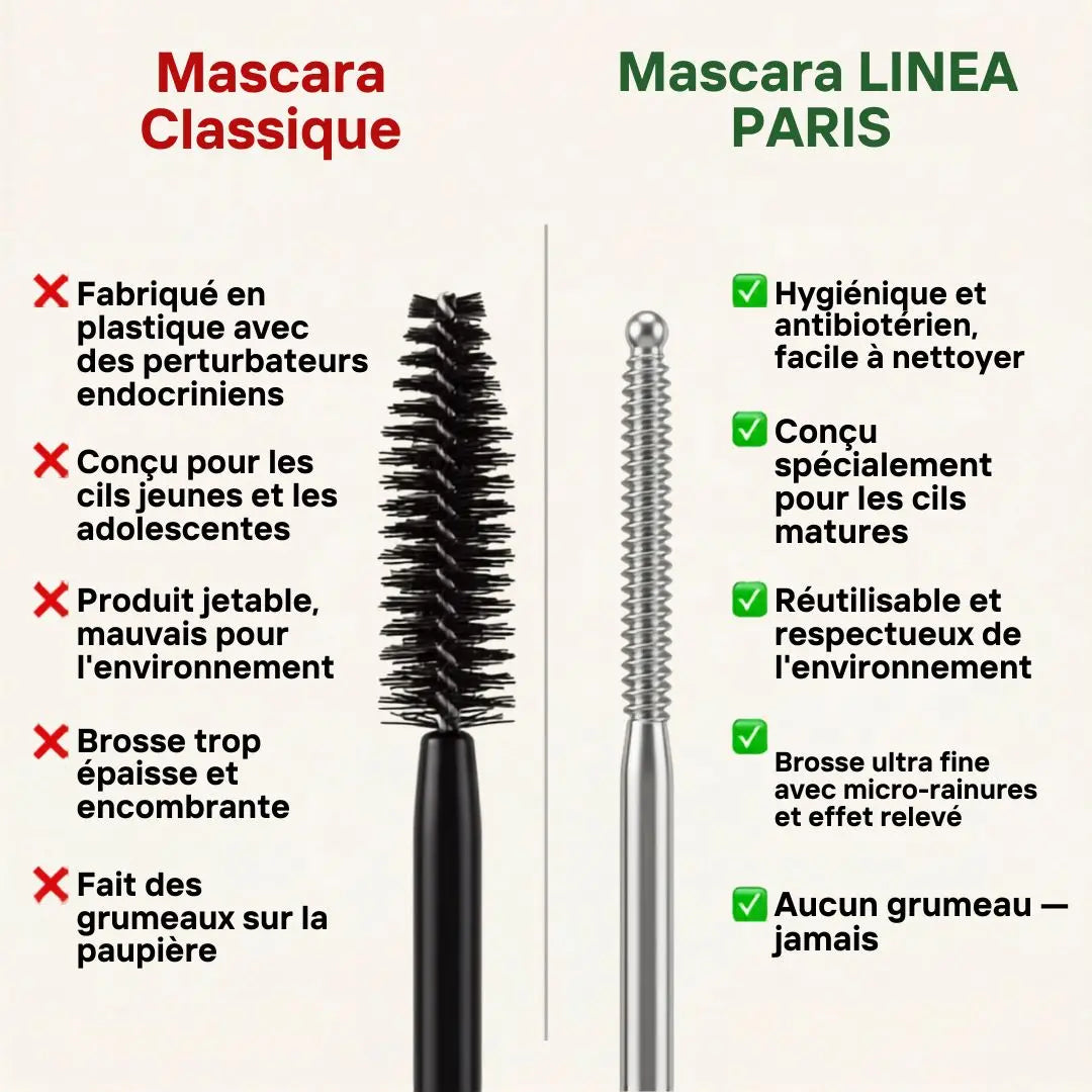 e mascara spécialement conçu pour les cils matures - LINEA PARIS